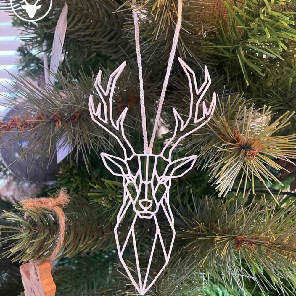 Reindeer head ornament